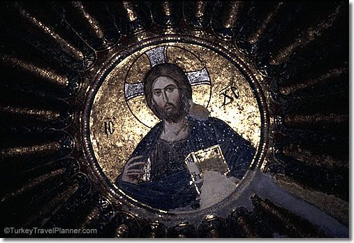 Christ Pantocrator, Chora Church, Istanbul, Turkey