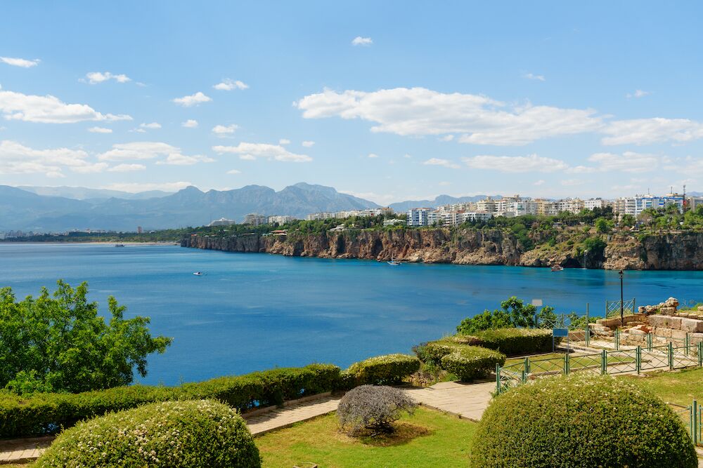 View,Of,Konyaalti,District,From,Karaalioglu,Park,In,Antalya.,Turkey